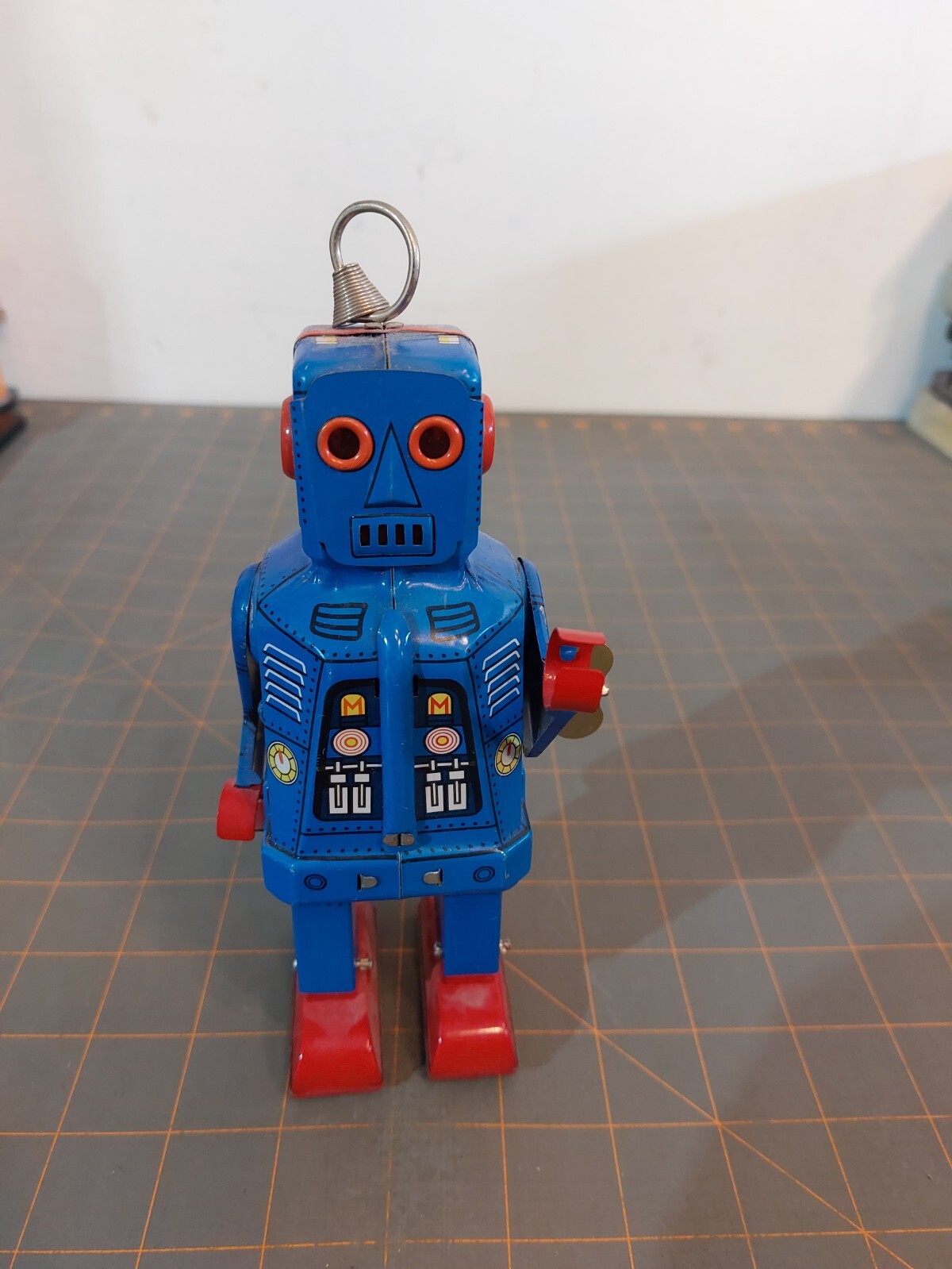 MS 403 blue Space Robot Wind up timplate
